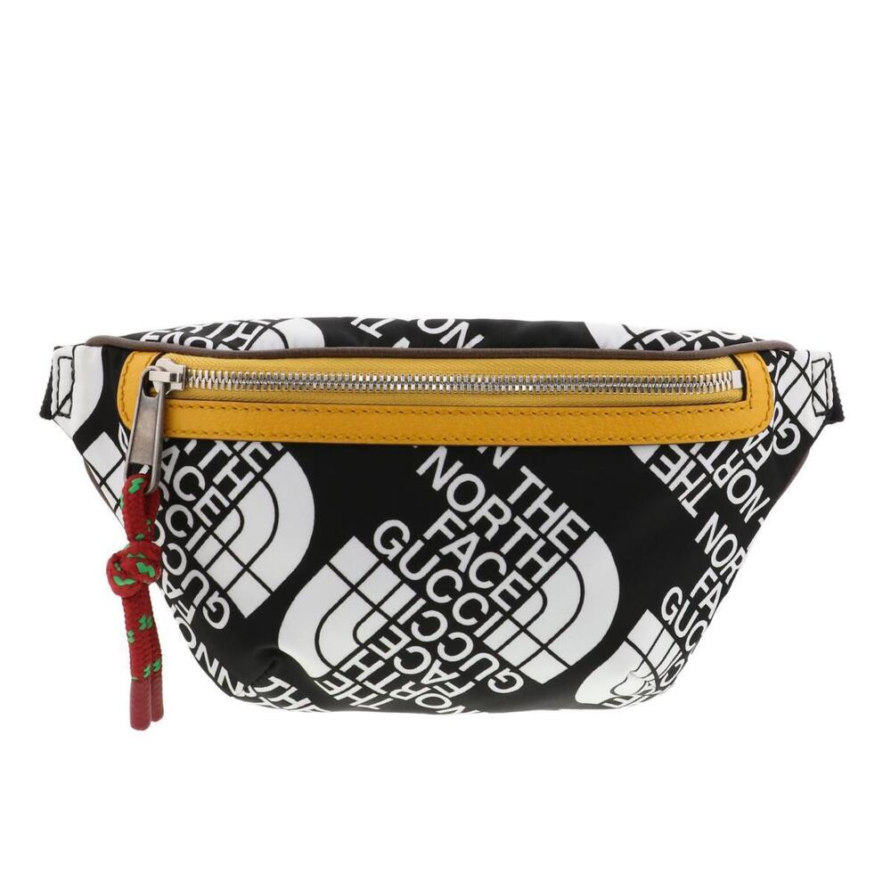 GUCCI THE NORTH FACE Belt Bag Waist Clutch Body Bum Crossbody Belt Black - Picture 1 of 6
